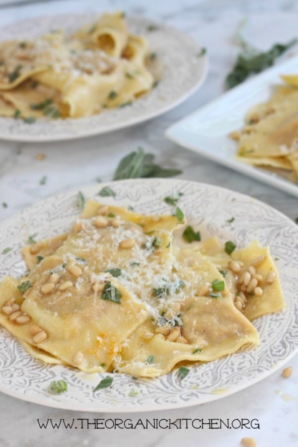 Butternut Squash Ravioli With Sage Browned Butter 