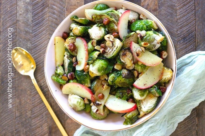 Roasted Brussels Sprouts with Apples and Hazelnuts | The Organic ...