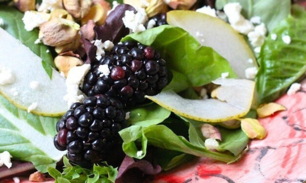 Pear and Blackberry Salad