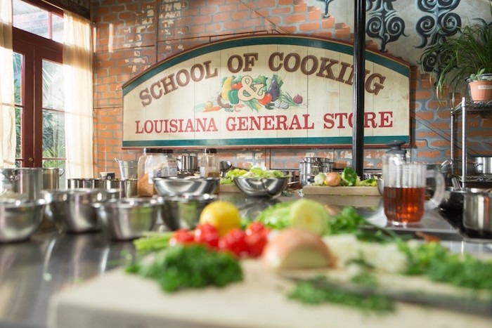 A photo of the New Orleans cooking school where we made Shrimp (or Chicken) Artichoke Soup!