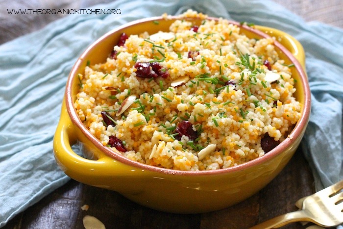 Jeweled Moroccan Couscous an Easy Side Dish!