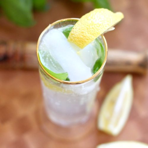 Lemon Basil Spritzer