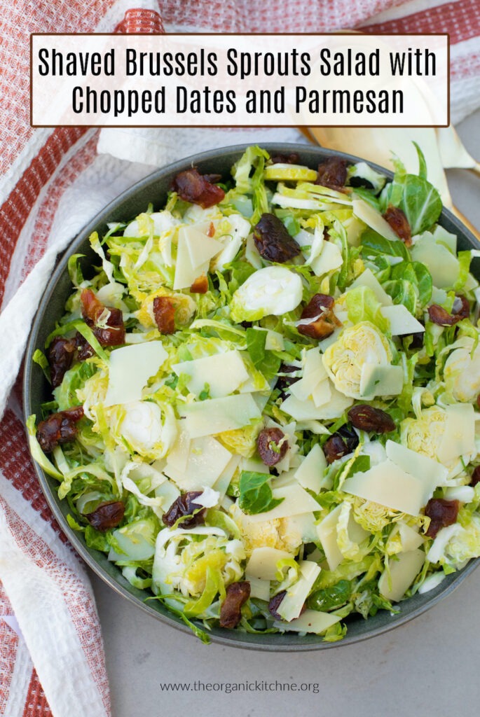 Shaved Brussels Sprouts and Date Salad