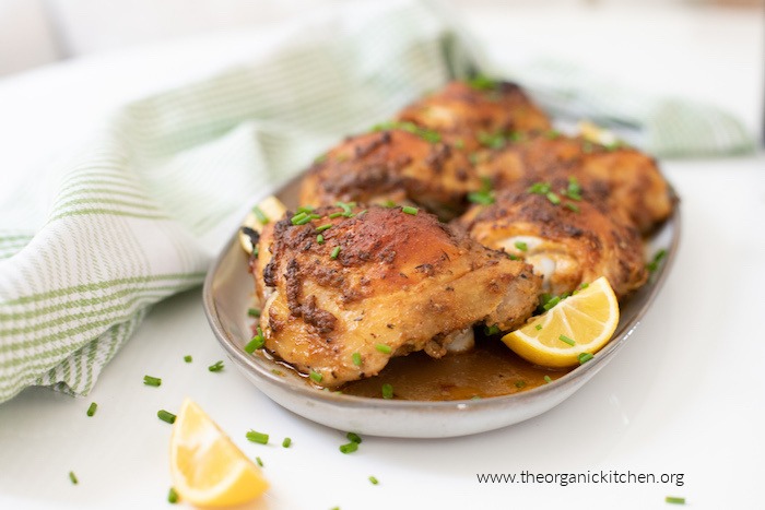 Whole30-Keto Greek Chicken Thighs