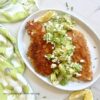 Crispy Chicken with Avocado and Feta Salad